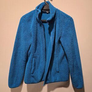 Turquoise Uniqlo Zip Jacket